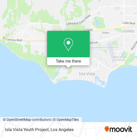 Mapa de Isla Vista Youth Project