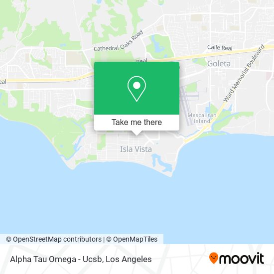 Alpha Tau Omega - Ucsb map