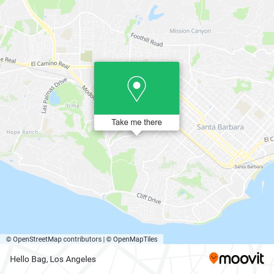 Mapa de Hello Bag