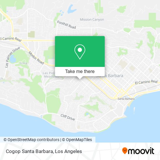 Cogop Santa Barbara map