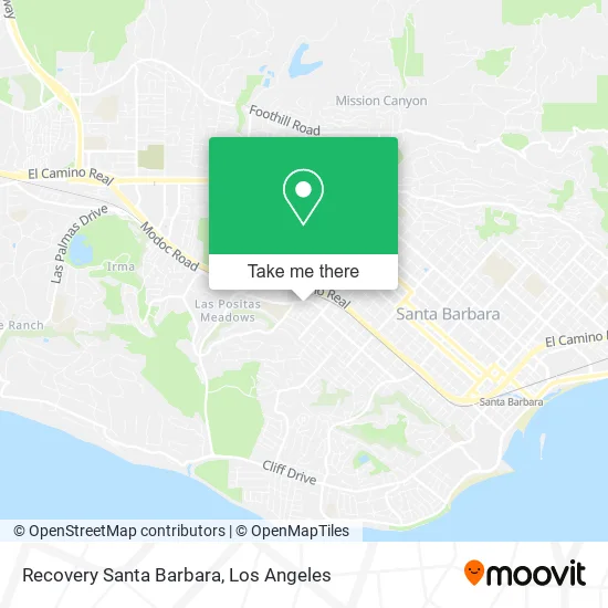 Recovery Santa Barbara map