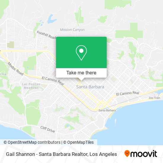 Gail Shannon - Santa Barbara Realtor map