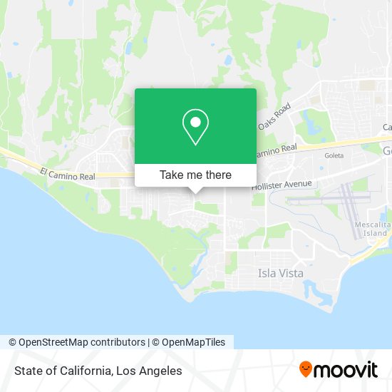 State of California map