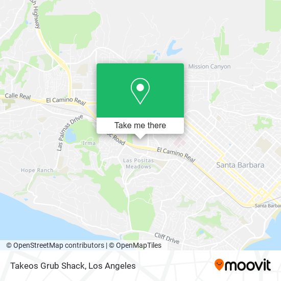 Mapa de Takeos Grub Shack