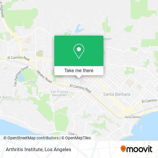 Mapa de Arthritis Institute