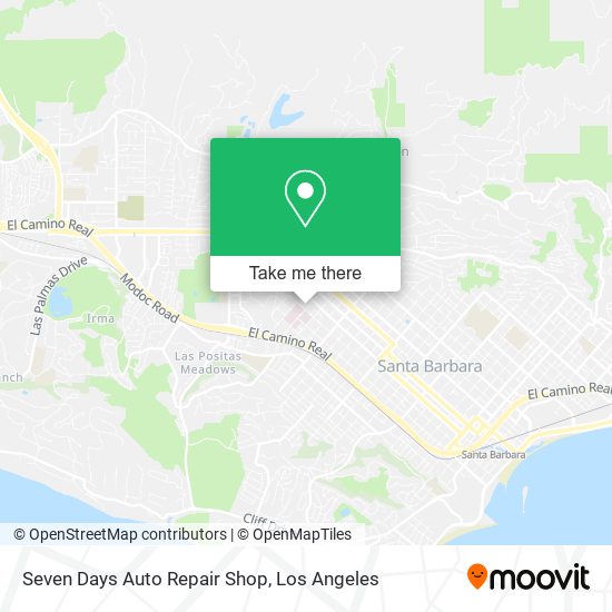 Seven Days Auto Repair Shop map