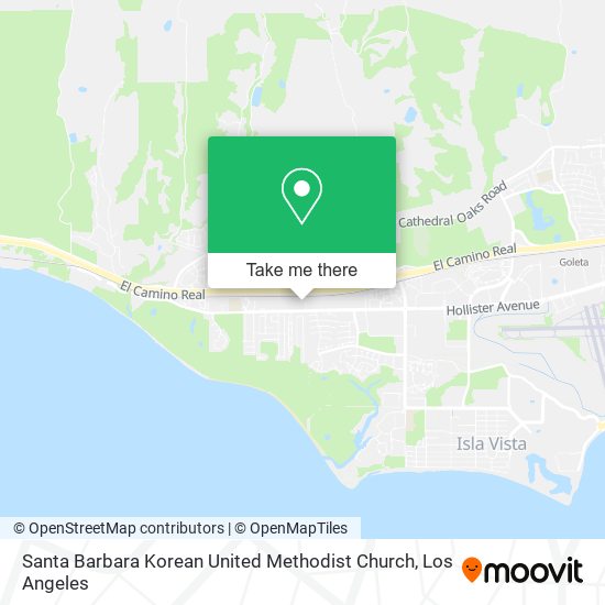 Mapa de Santa Barbara Korean United Methodist Church