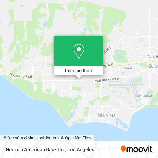 Mapa de German American Bank Itm