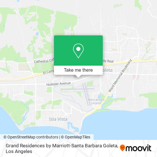 Grand Residences by Marriott-Santa Barbara Goleta map