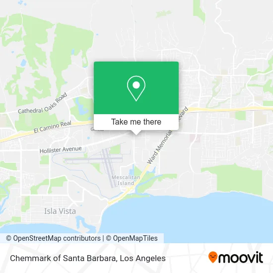 Chemmark of Santa Barbara map