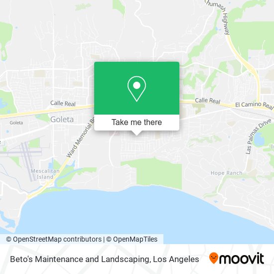 Beto's Maintenance and Landscaping map