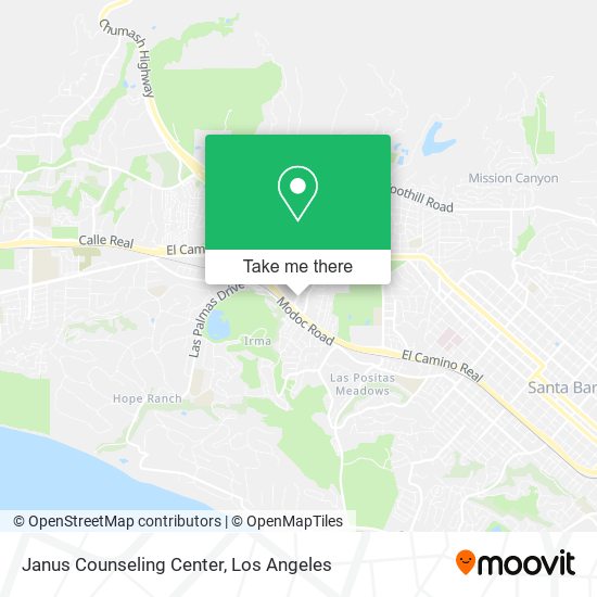 Janus Counseling Center map