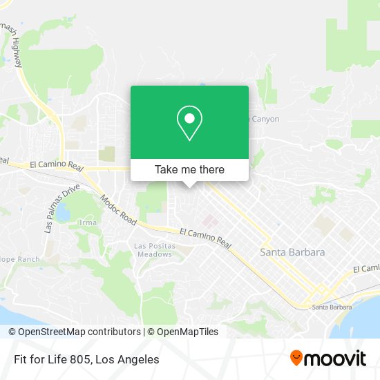 Fit for Life 805 map