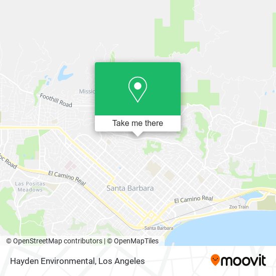 Hayden Environmental map
