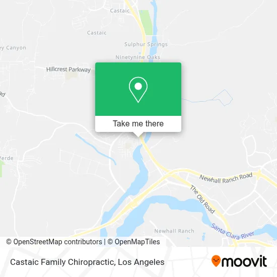 Castaic Family Chiropractic map