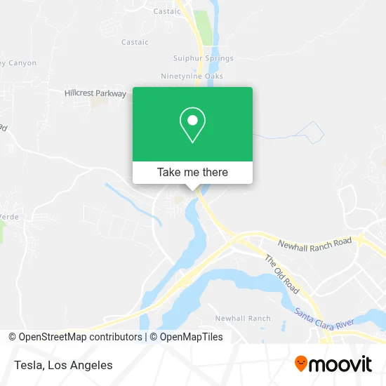 Tesla map