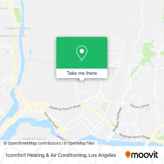 Icomfort Heating & Air Conditioning map