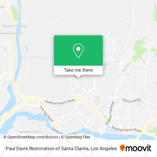 Mapa de Paul Davis Restoration of Santa Clarita