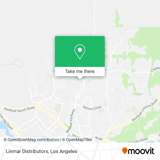 Linmar Distributors map