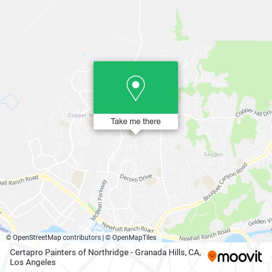 Certapro Painters of Northridge - Granada Hills, CA map