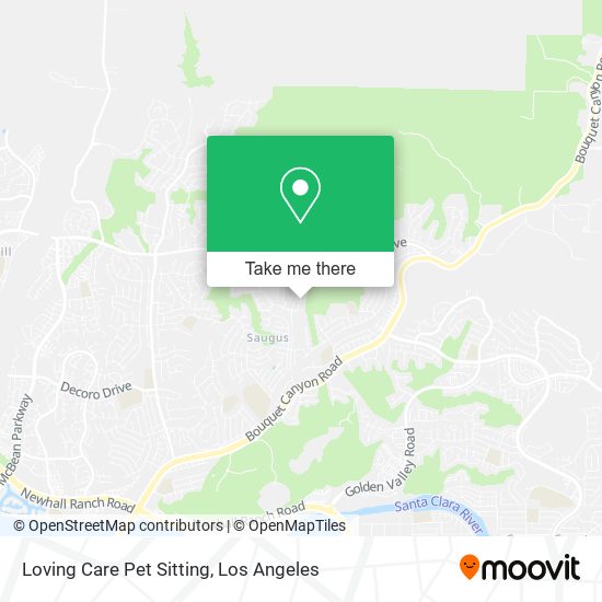 Loving Care Pet Sitting map