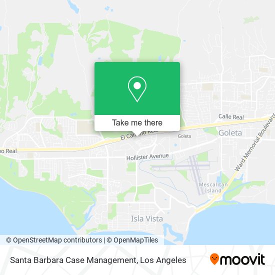 Santa Barbara Case Management map