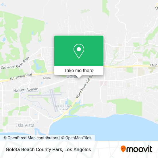 Mapa de Goleta Beach County Park