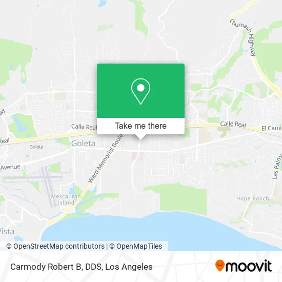 Mapa de Carmody Robert B, DDS