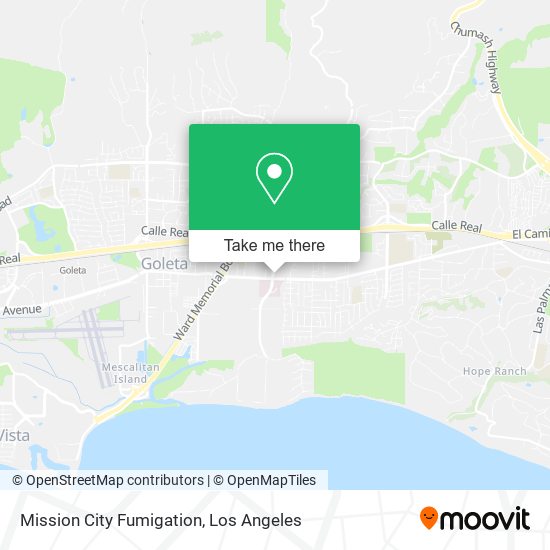 Mission City Fumigation map