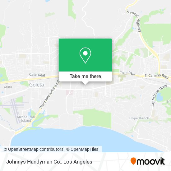 Johnnys Handyman Co. map