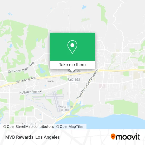 Mapa de MVB Rewards