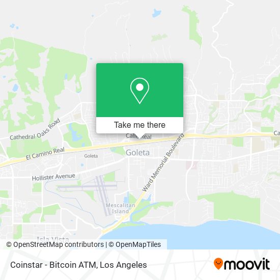 Mapa de Coinstar - Bitcoin ATM