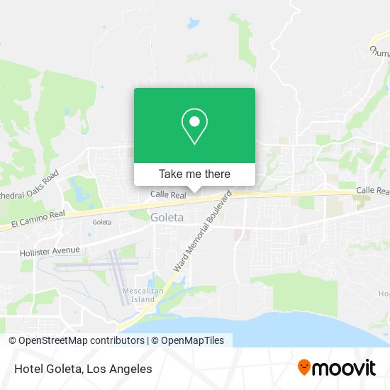 Hotel Goleta map