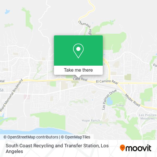 South Coast Recycling and Transfer Station map
