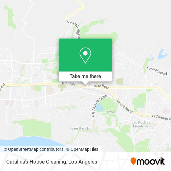 Catalina's House Cleaning map