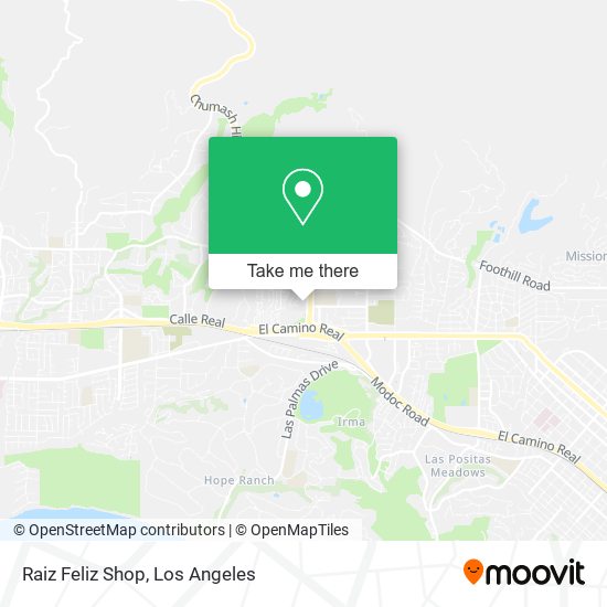 Raiz Feliz Shop map