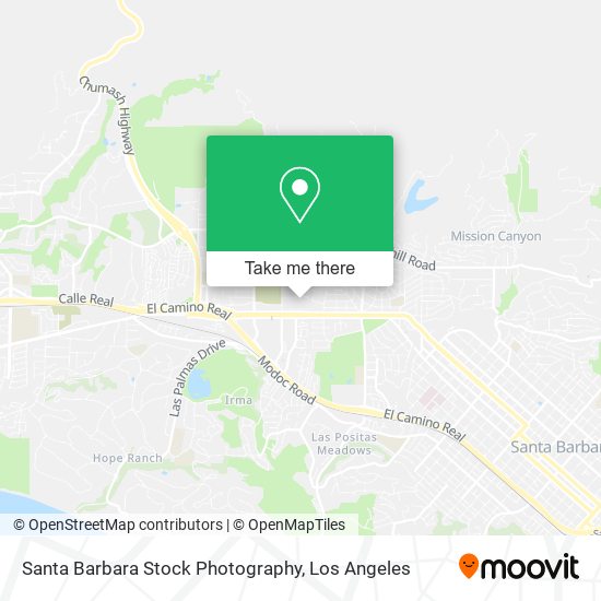 Santa Barbara Stock Photography map