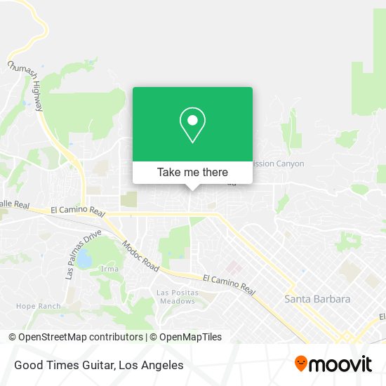 Mapa de Good Times Guitar