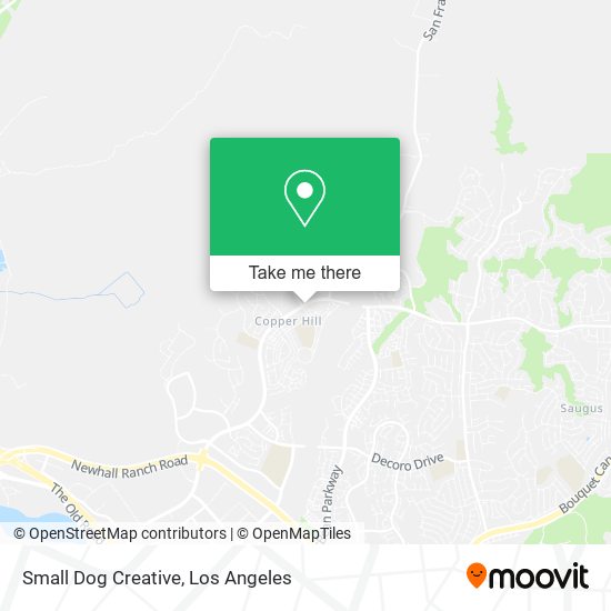 Small Dog Creative map