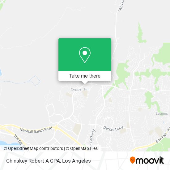 Mapa de Chinskey Robert A CPA