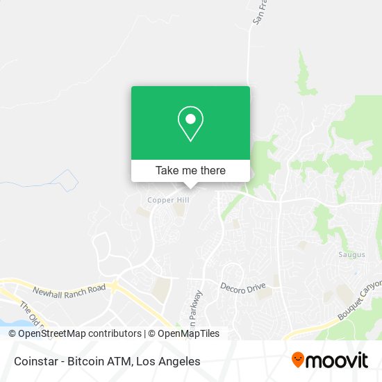 Mapa de Coinstar - Bitcoin ATM