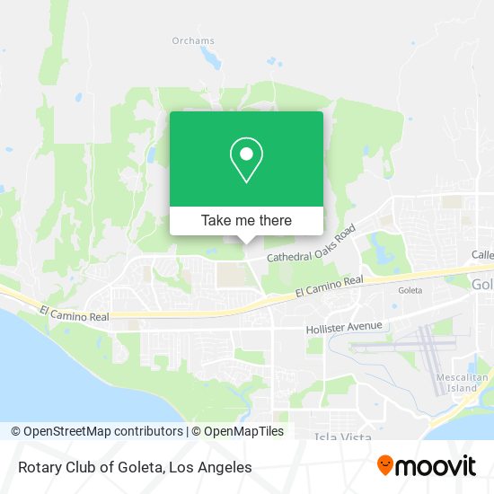Rotary Club of Goleta map