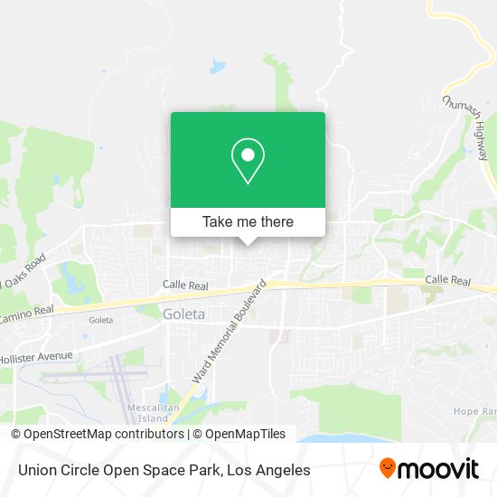 Union Circle Open Space Park map