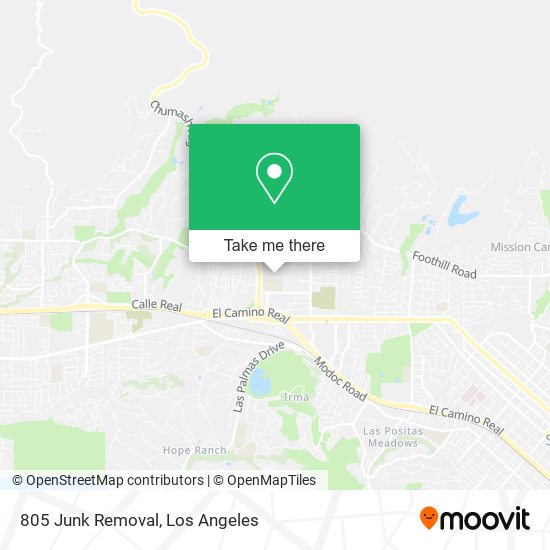 805 Junk Removal map