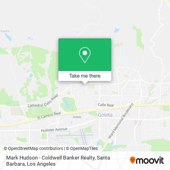 Mark Hudson - Coldwell Banker Realty, Santa Barbara map