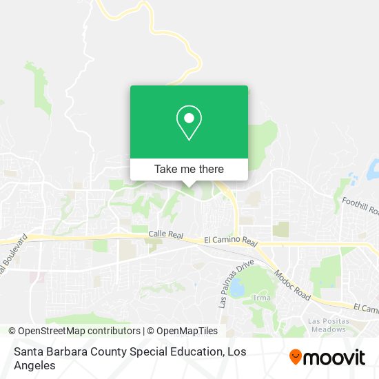 Santa Barbara County Special Education map