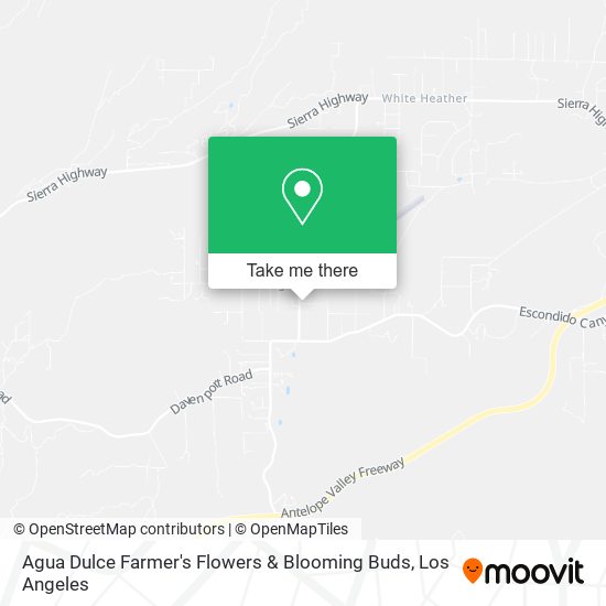 Mapa de Agua Dulce Farmer's Flowers & Blooming Buds