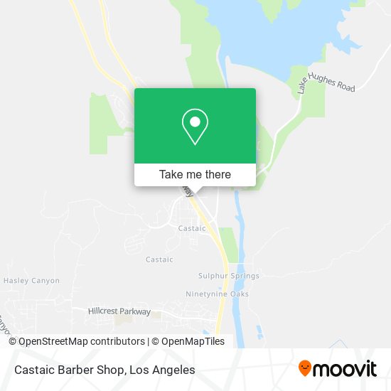 Castaic Barber Shop map