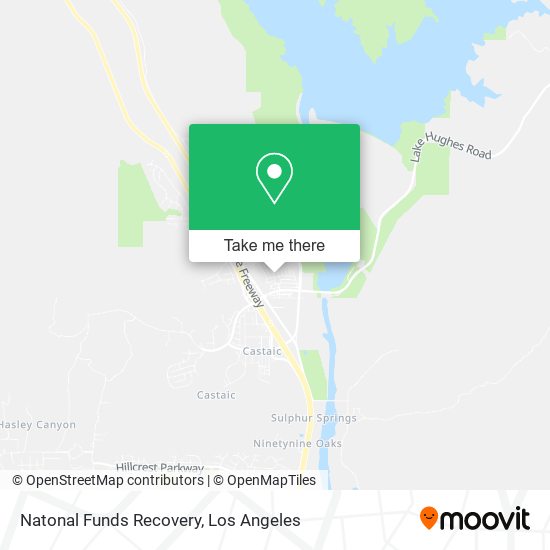 Natonal Funds Recovery map