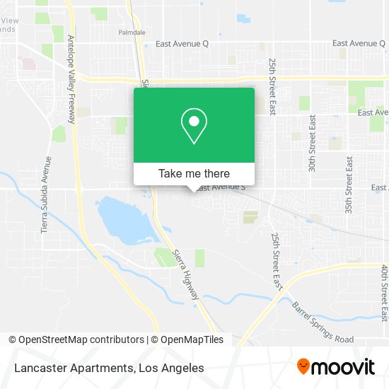 Mapa de Lancaster Apartments